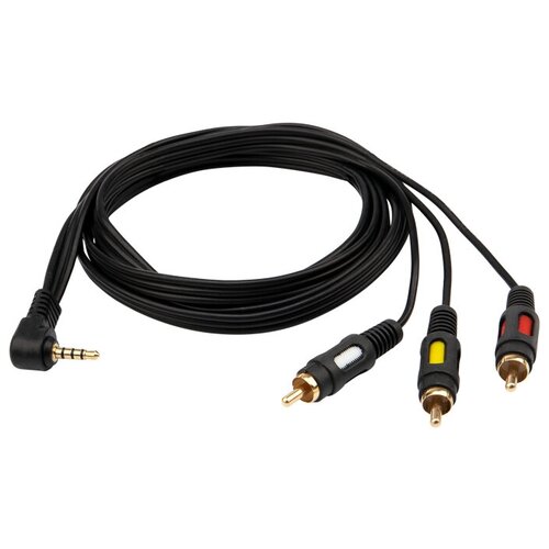 Шнур Стерео 3,5мм 4C - 3 RCA, 1,5м, Gold REXANT 17-4412 (10 шт) шнур стерео 3 5 мм 4c 3 rca длина 1 5 мeтра gold rexant 17 4412 4