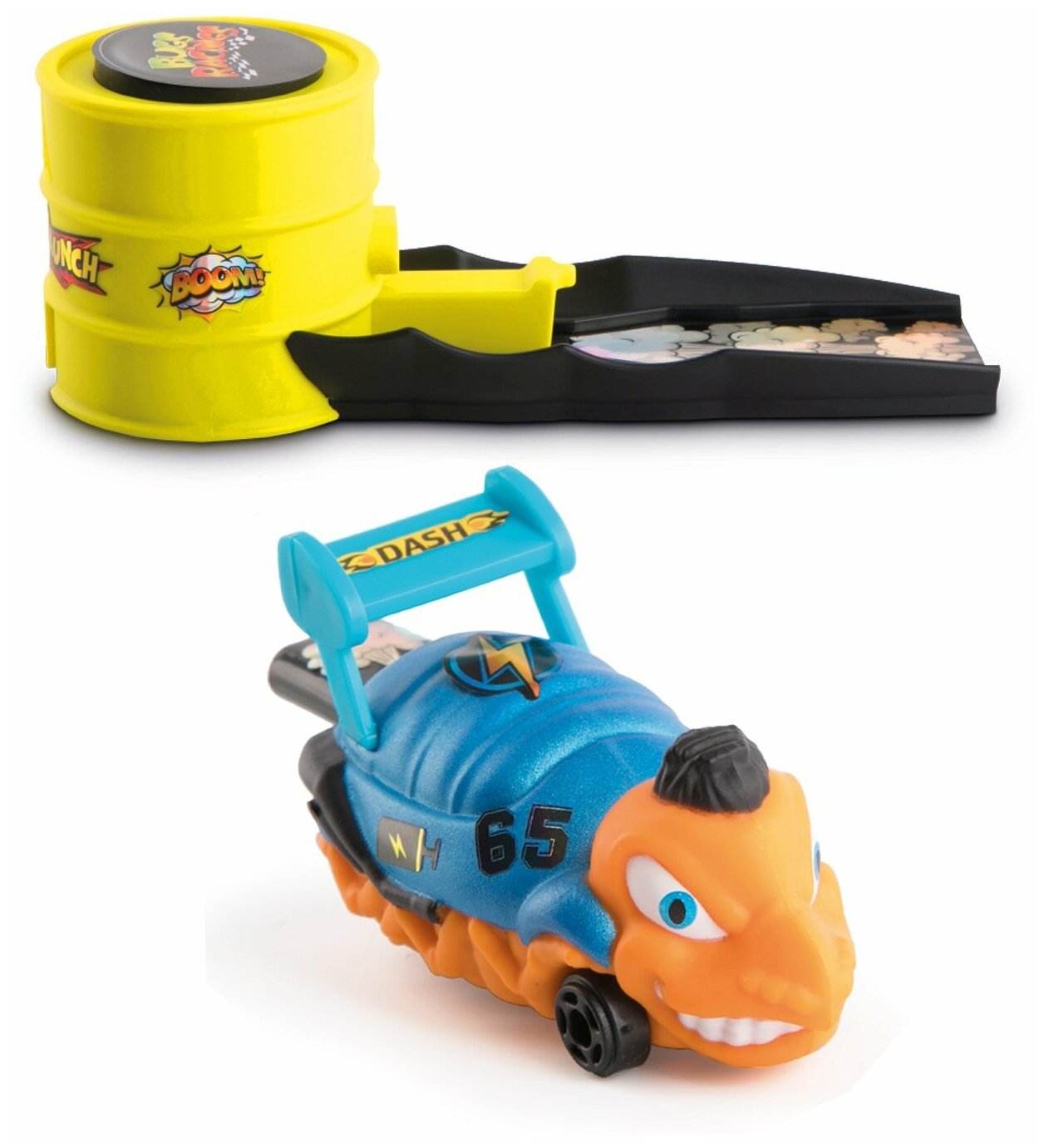 Игровой набор Bugs Racings Dash Гонка жуков с 1 машинкой Оса сине оранжевая K02BR003-6