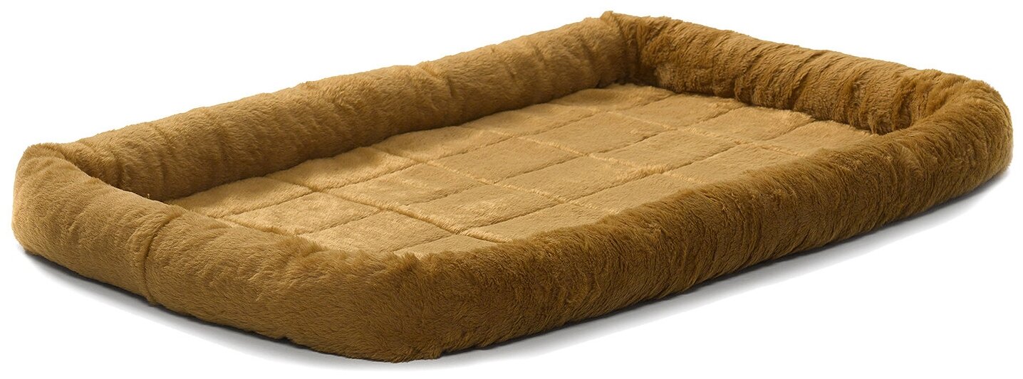 Midwest лежанка Pet Bed меховая 91х58 см коричневая - фотография № 1