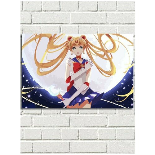 Картина по номерам Аниме Сейлор Мун Sailor moon - 7561 Г 60x40 картина по номерам набор для раскрашивания на холсте аниме сейлор мун sailor moon 7561 г 60x40
