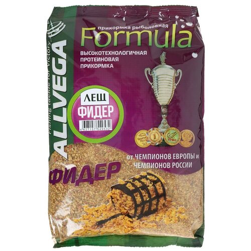 Прикормка Allvega Formula Feeder Bream, фидер лещ, 900 г