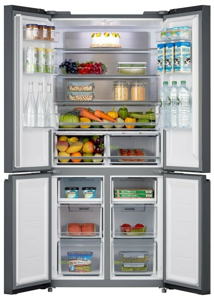 Холодильник отдельностоящий Midea MDRF644FGF02B - фотография № 2
