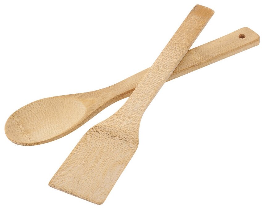 фото Набор лопаток кулинарных из бамбука