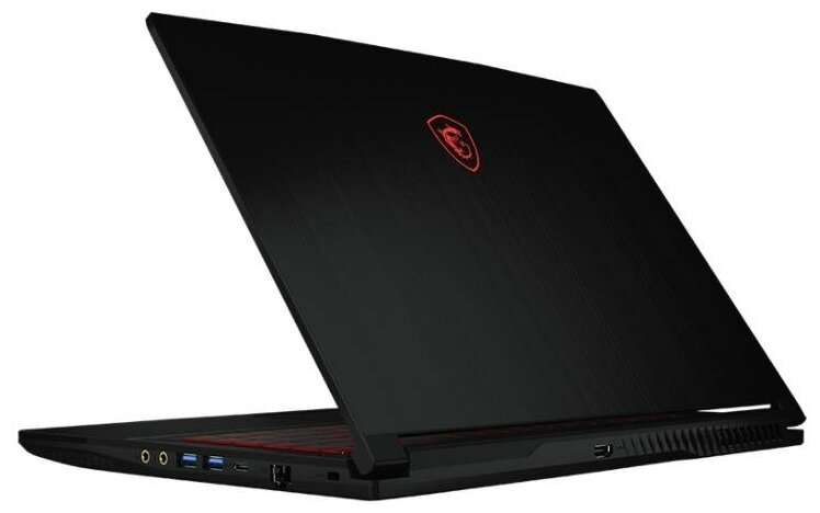 Ноутбук MSI GF63 Thin 11UC-290X 9S7-16R612-290 i5 11400H8GB256GB SSDRTX 3050 4GB156 FHDDOSчерный