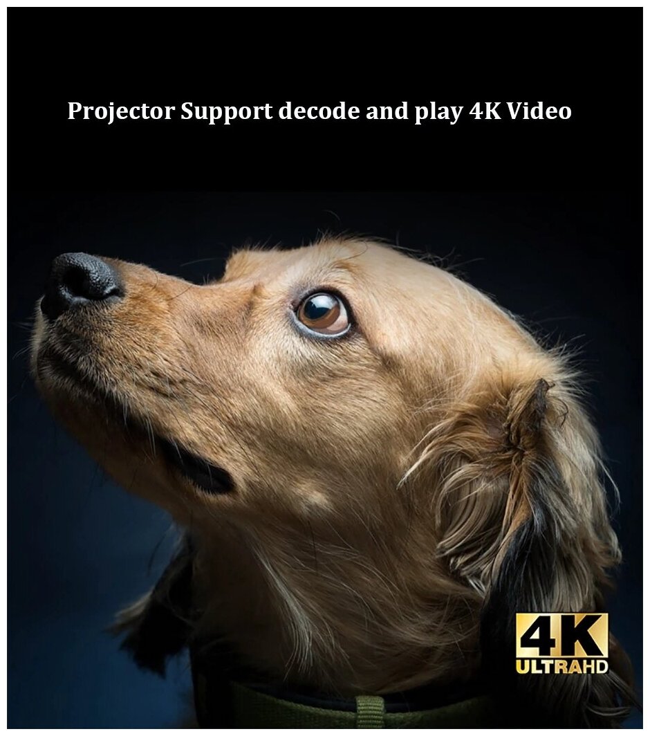 Smart Проектор D042 Android 90 DLP BT50 Mirroring Wi-Fi 4K