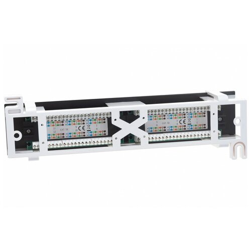 Patch Panel (коммутационная панель) кат.5e Rexant 04-0020 патч панель оригинальная molex 10 дюймовая 12 портовая rj 45