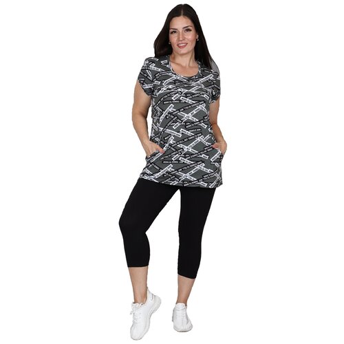 фото Женский домашний костюм с бриджами, 54 размер натали