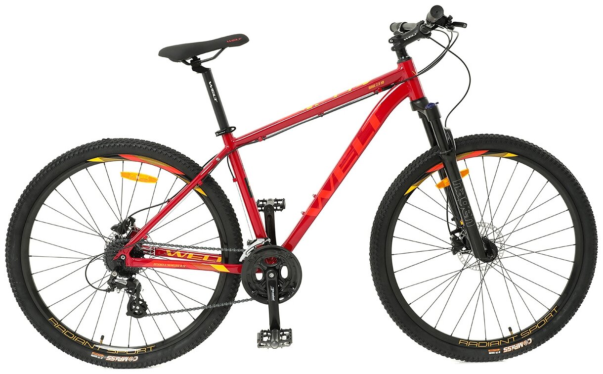 Велосипед Welt Ridge 2.0 HD 27 2022 Dark Red (дюйм:20)