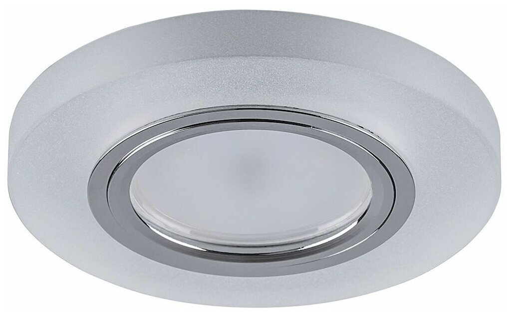 фото Светильник встраиваемый с подсветкой 4000K, MR16 50W G5.3, белый матовый, CD8060 Feron, 32570