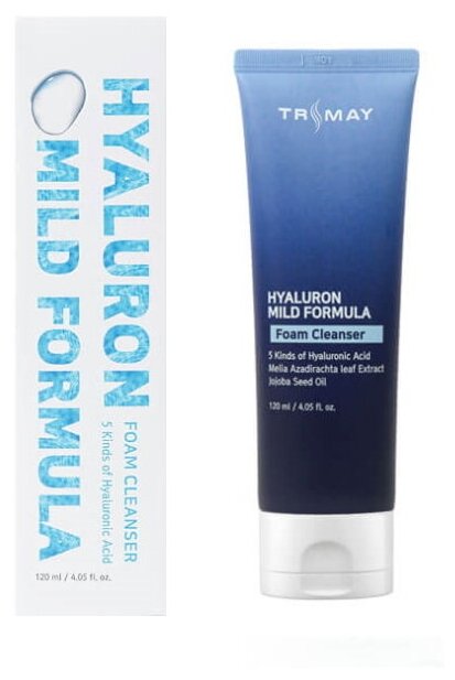 Мягкая очищающая пенка с гиалуроновой кислотой Trimay Hyalurone Mild Formula Cleansing Foam