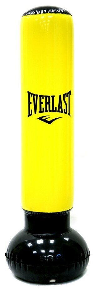 Мешок Everlast надувной Power Tower желто-черный (ПВХ, Everlast, 160 см, 240, 390, 80, желто-черный) 160 см