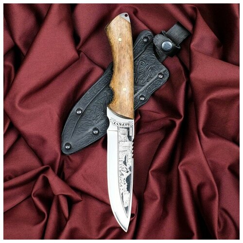 фото Нож туристический "беркут" деревянная рукоять, сталь 40х13 кизляр