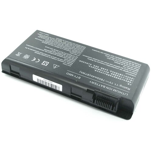 Аккумуляторная батарея для ноутбука MSI GT60, GT70 (BTY-M6D) 7800mAh OEM разъем питания для msi gx660 gt680 gt683 gt780