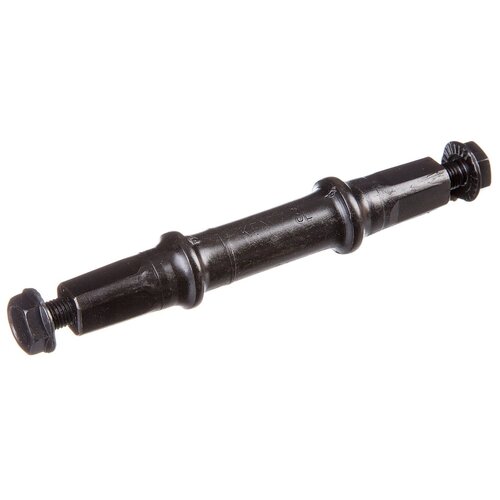 фото Ось каретки kenli, для 3-х компонентной системы, под квадрат, 116 мм, под болты, сталь, чёрный, х83283