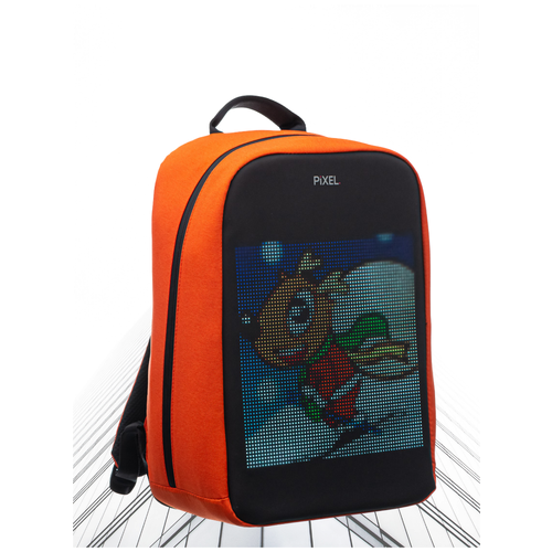 Рюкзак с интерактивным экраном Pixel Max V 2.0 - Orange (Оранжевый)