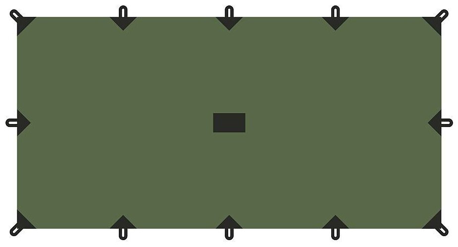 Talberg тент Tent 4X6м зеленый