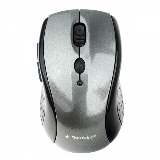 Мышь беспроводная Gembird MUSW-43024 ГГц серый глянец 6 кнопок 1600DPI