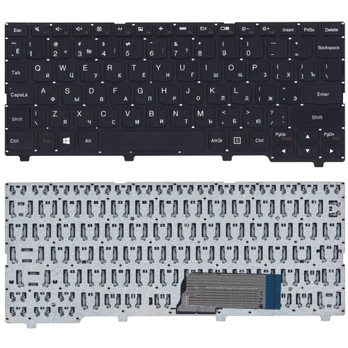 Клавиатура keyboard NB116BT1-MB-V11 для ноутбука Lenovo IdeaPad 100S-11IBY черная без рамки 1001₽