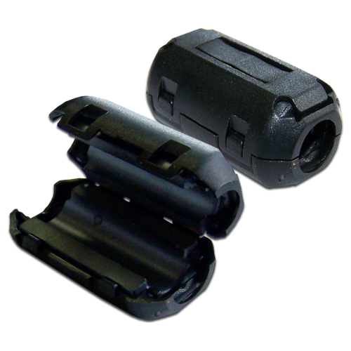 Lanmaster Фильтр ферритовый на шнур питания 3х1.5 мм2 с защелкой LAN-FF-1.50-BK