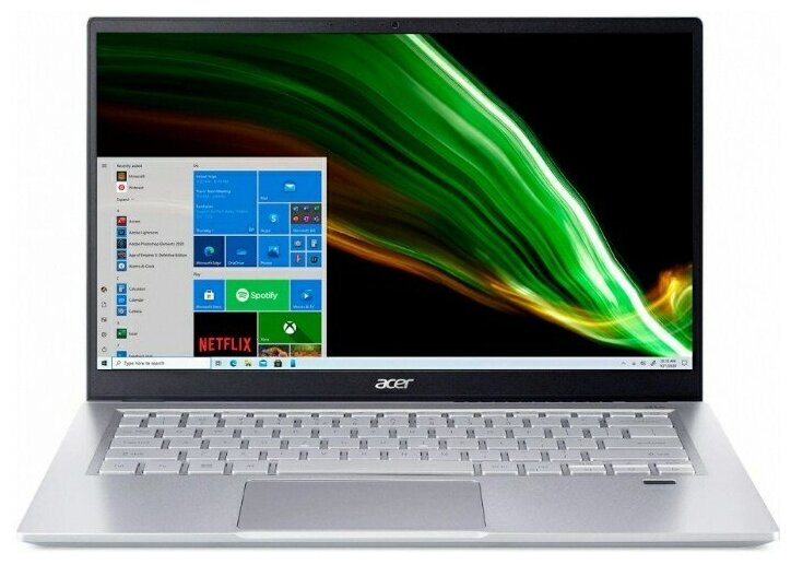 Ноутбук Acer Swift 3 SF314-43-R3JP 14 FHD IPSAMD Ryzen 3 5300U8GB512GB SSDRadeon GraphicsWin 11 Home 64-bitNoODDсеребристый NXAB1ER00B