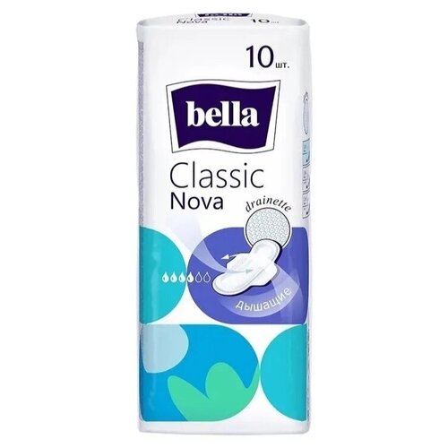 Прокладки гигиенические Bella Classic Nova, 10шт+10шт (2уп)