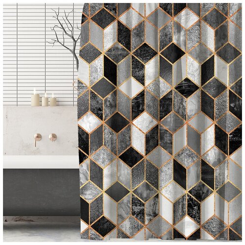 Штора для ванной комнаты 