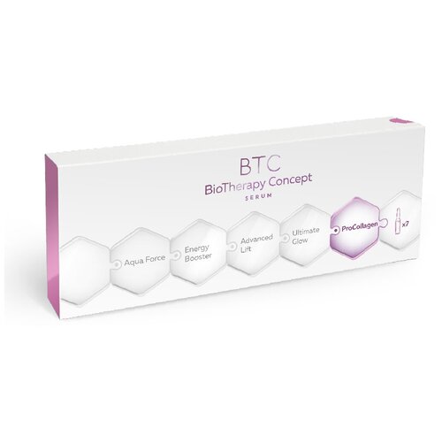 Сыворотка-Концентрат BTC Pro Collagen SERUM увлажняющая и успокаивающая для лица