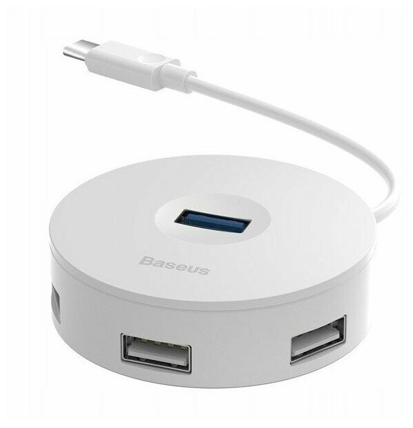 Хаб USB Baseus CAHUB-GB02 round box