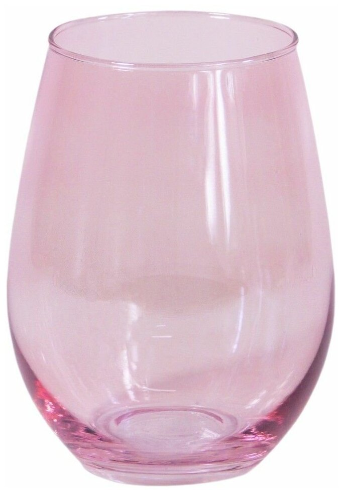 фото Набор стаканов "Россэ", стекло, розовый, 570 мл (6 шт.), Koopman International