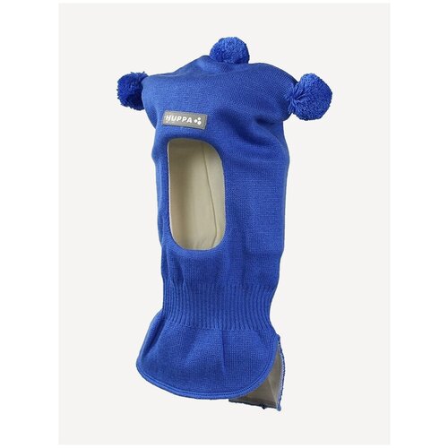 фото Детская шапка-шлем coco, тёмно-синий 60086, размер l huppa