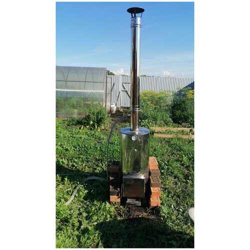 Водонагреватель на дровах для бассейна 45 кВт толщина 15 Железный Очаг 3115000₽