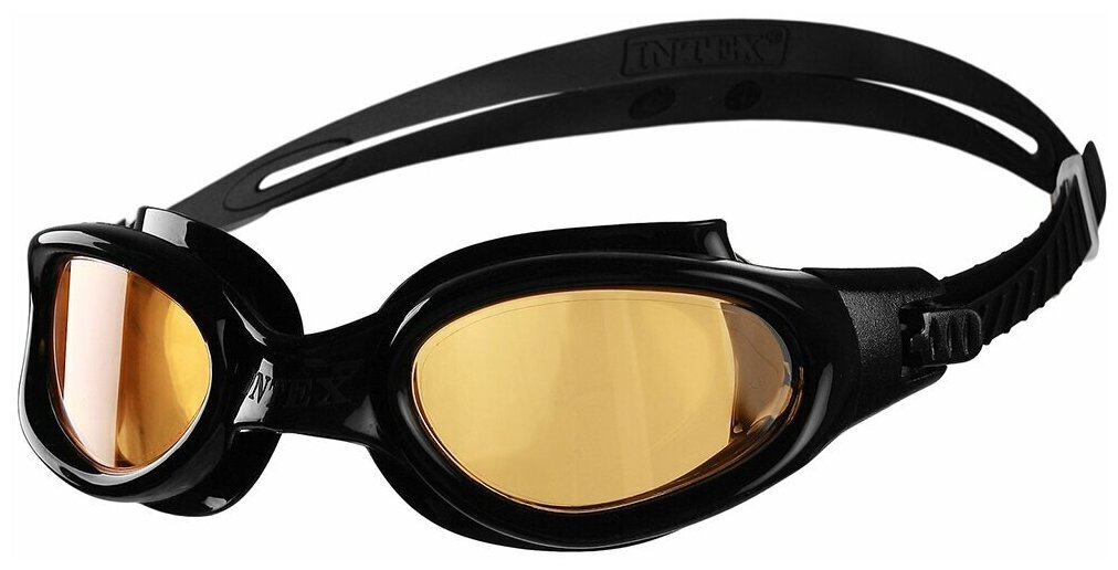 Очки для плавания INTEX Comfortable Goggles черный от 14 лет 55692
