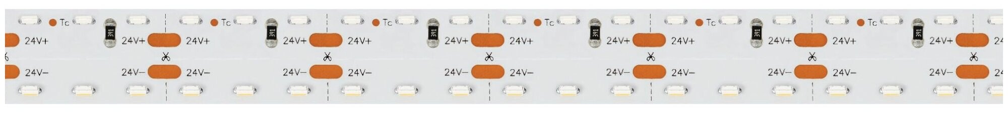 RS 2-5000 Warm3000 2x2 024471 Светодиодная лента 24В (3014, IP33, 240 LED/m, LUX, 5 м) Arlight - фото №4