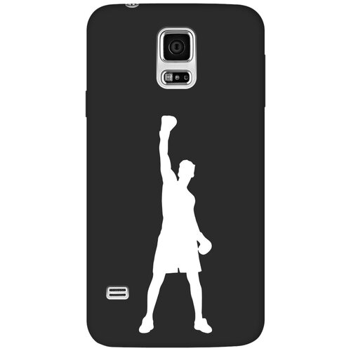 Матовый чехол Boxing W для Samsung Galaxy S5 / Самсунг С5 с 3D эффектом черный матовый чехол volleyball w для samsung galaxy s5 самсунг с5 с 3d эффектом черный