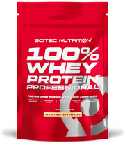 Scitec Nutrition 100% Whey Protein Professional 500 гр, арахисовое масло