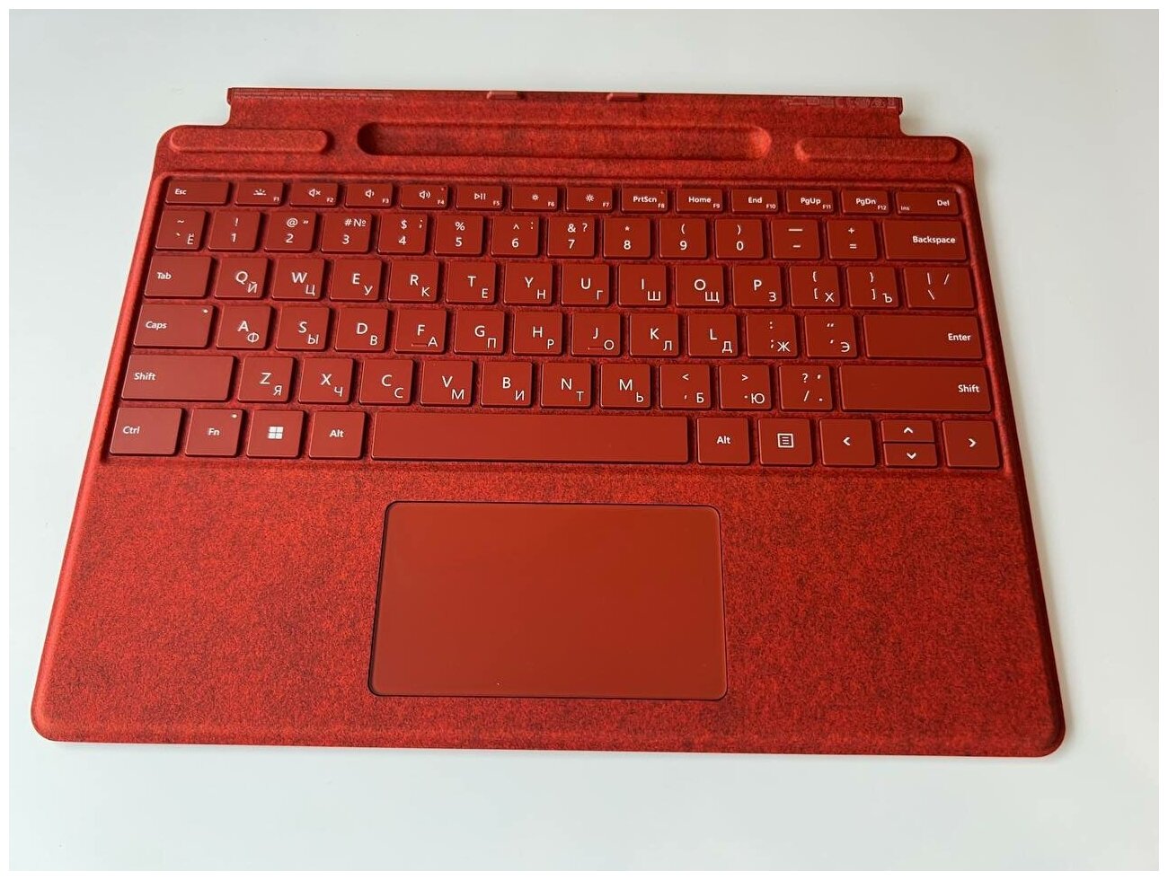 Клавиатура Microsoft Surface Pro 8/Pro X Signature Keyboard Red (8XA-00021) Англо Русская раскладка