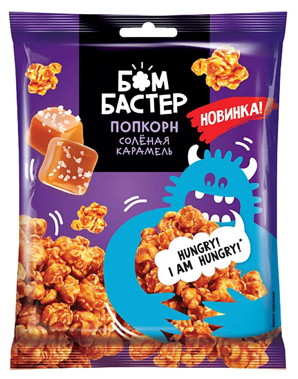 Бомбастер, попкорн солёная карамель, 50 г
