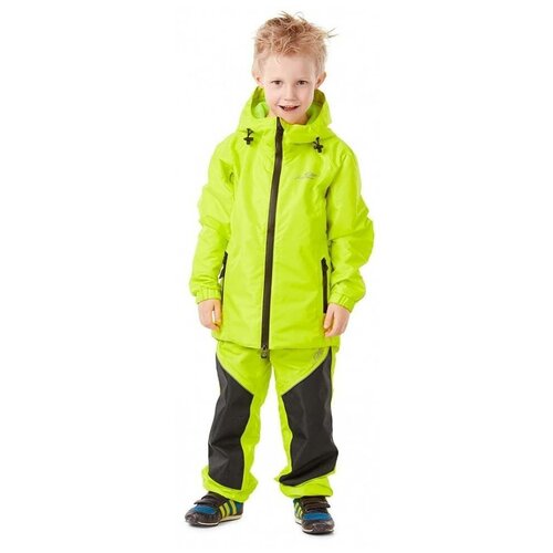 Dragonfly Детский комплект дождевой (куртка, брюки) EVO Kids YELLOW (мембрана) (р. 116-122)