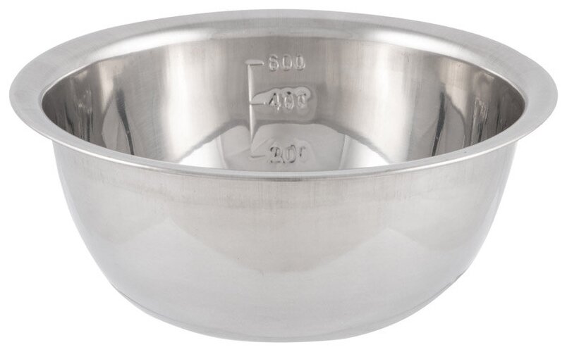 Миска из нержавеющей стали, Bowl-Roll-16, объем 0,8 л, зеркальная полировка, диа 16 см (003276)