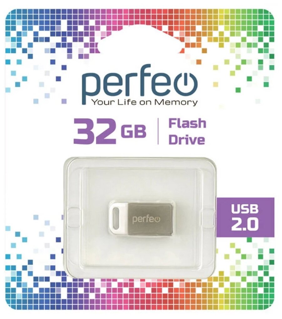 Флеш Perfeo USB 32GB M05 Metal Series