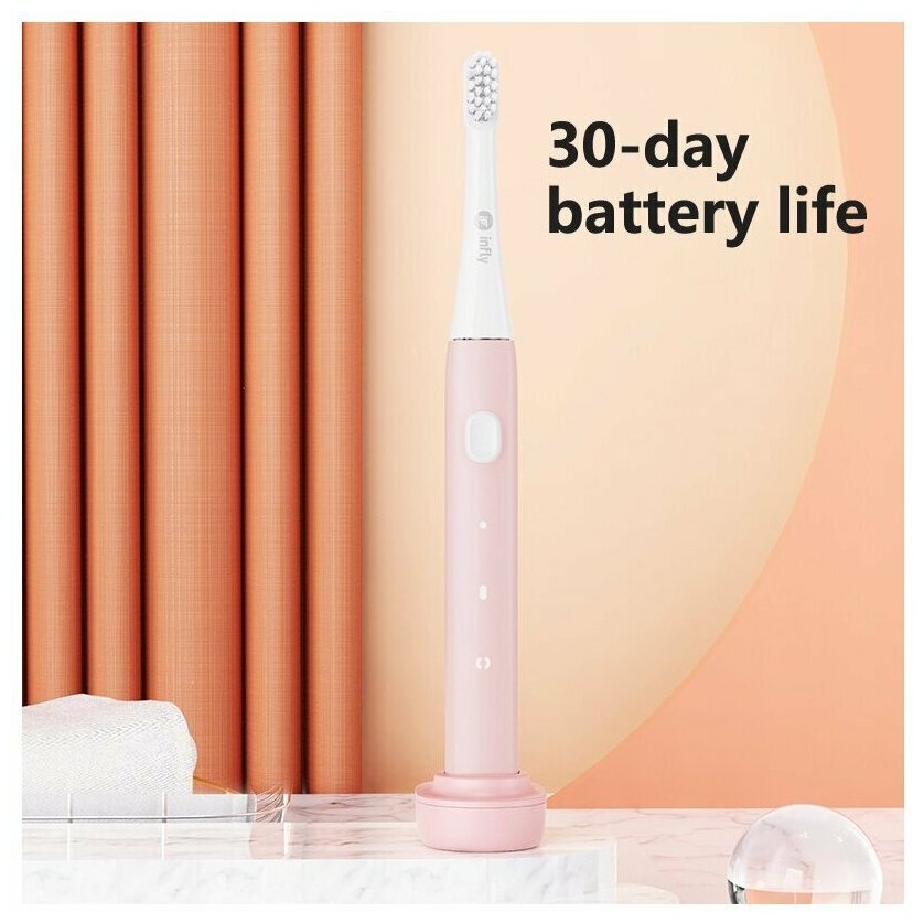 Электрическая зубная щетка Infly Electric Toothbrush P20A pink - фотография № 3