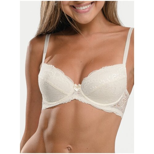 фото Бюстгальтер milady luna lace, размер 70c, белый