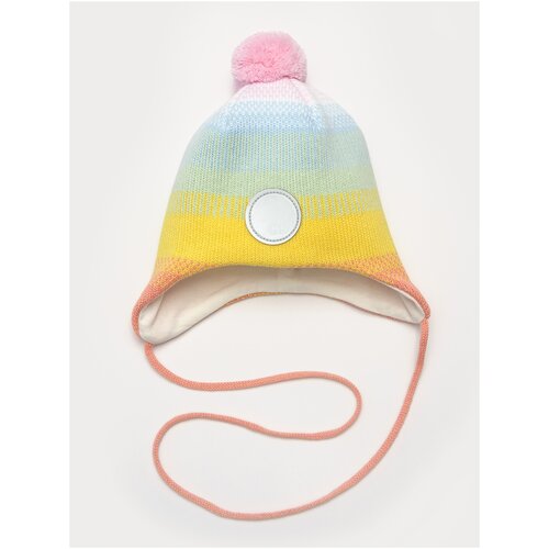 фото Шапка artel "miyake" фуксия/св.фиолетовый, размер 46