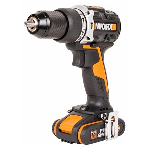 Дрель-шуруповерт ударная аккумуляторная WORX WX352, 60 Нм, 20В, бесщеточная, без АКБ и ЗУ