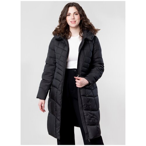 фото Пуховик 09, amimoda, размер 46, черный