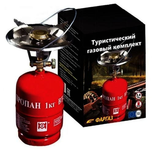 фото Туристический газовый комплект (баллон 2,4 л + газовая горелка) grotkuv (рп) gzwm
