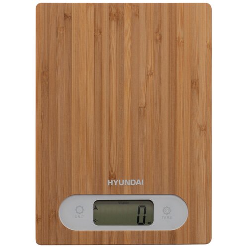 Весы кухонные Hyundai HYS-KB411 бамбук