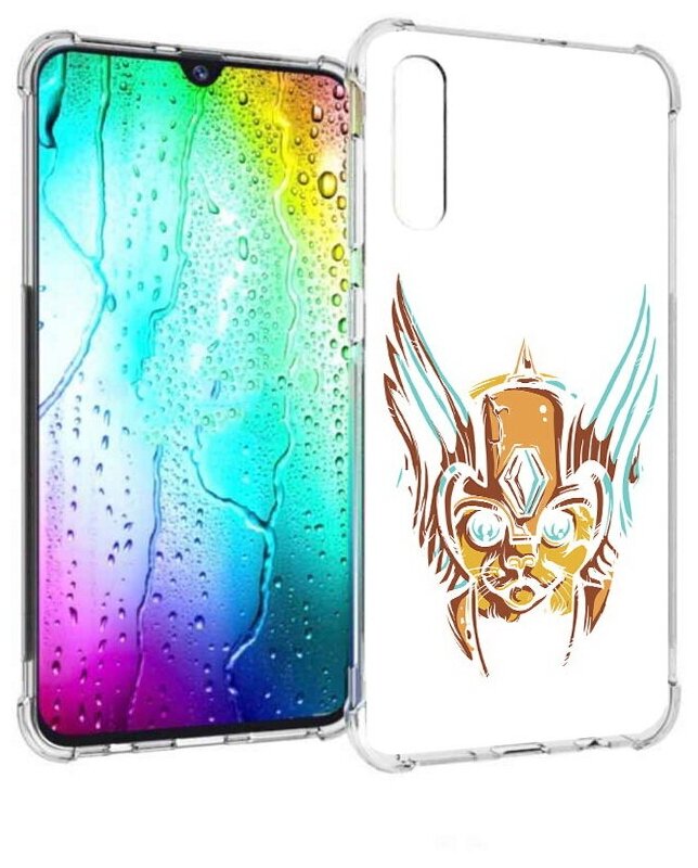 Чехол задняя-панель-накладка-бампер MyPads тор абстракция для Samsung Galaxy A30s/Samsung Galaxy A50s противоударный