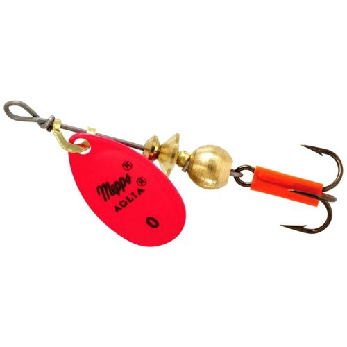 фото Mepps блесна вращающаяся (вертушка) mepps aglia fluo ( 2,5гр/rouge)