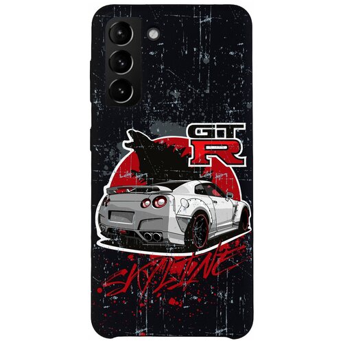 Силиконовый чехол Mcover для Samsung Galaxy S21 с рисунком Машина Nissan GTR Skyline силиконовый чехол mcover для samsung galaxy s20 с рисунком nissan gtr skyline